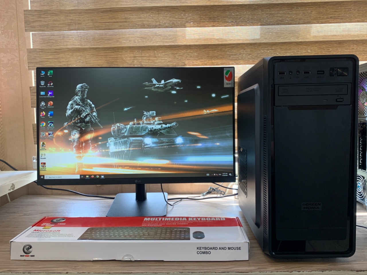 کامپیوتر کامل گیمینگ و طراحی Core i5 | رم 16GB، گرافیک 8گیگ DDR5 کدX99 با گارانتی تعویض